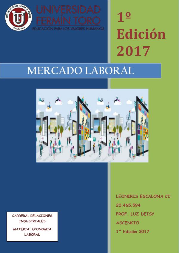 Mercado laboral LEONIRIS ESCALONA