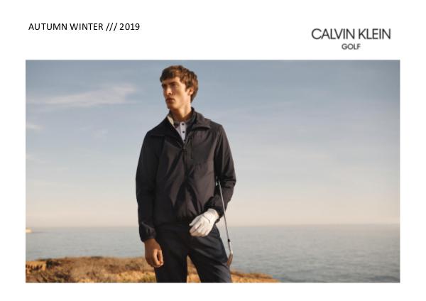 CK GOLF AW 2019 MEN'S LOOKBOOK