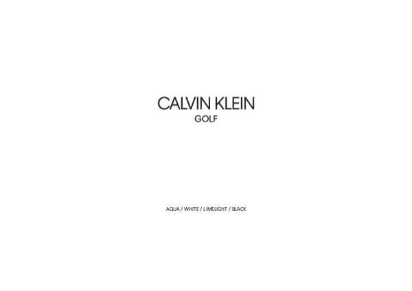 Calvin Klein Golf Look Book Spring 2020 Women Calvin Klein Golf Women SS2020 Look Book