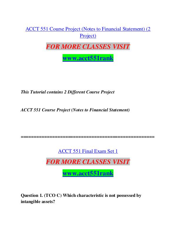 ACCT 551 RANK Extraordinary Success/acct551rank.com ACCT 551 RANK Extraordinary Success/acct551rank.