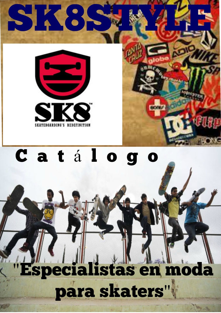 TIENDA SK8 SK8 STYLE CATÁLOGO 2017