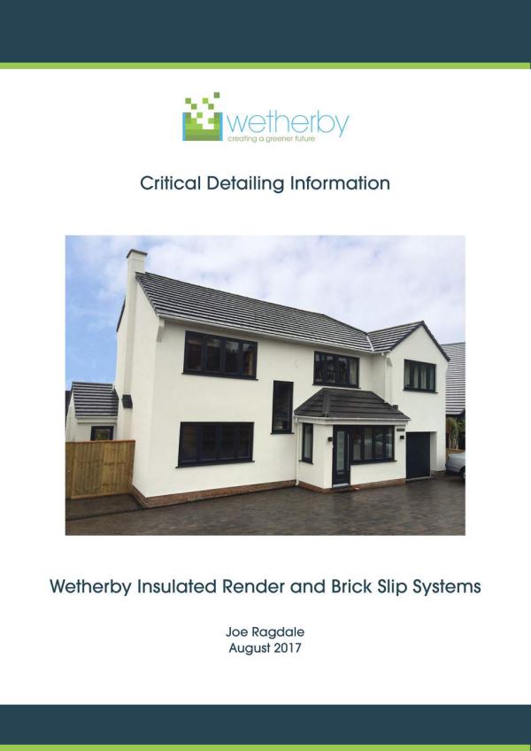 Critical Detailing Document Wetherby Critical Detailing Document