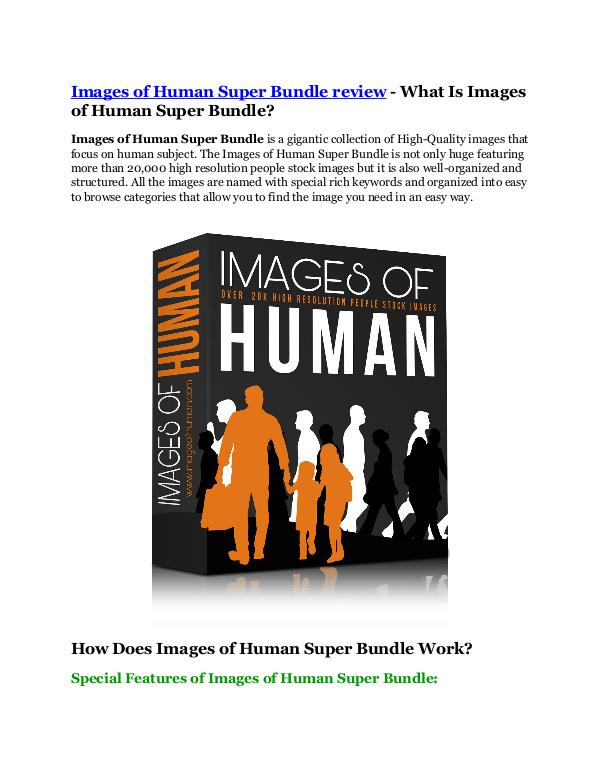 Images of Human Super Bundle review - MEGA $22,400