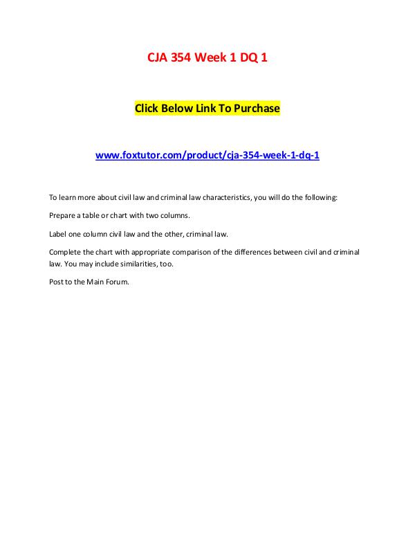 CJA 354 Week 1 DQ 1 (2) CJA 354 Week 1 DQ 1 (2)