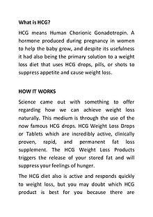 hcg diet drops