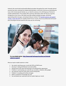 Hotmail Customer Support Services