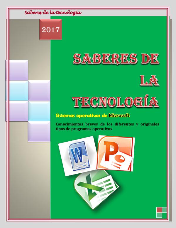 Saberes de la tecnología REVISTA - KARELYS CASANOVA - CEDULA 16.811.011