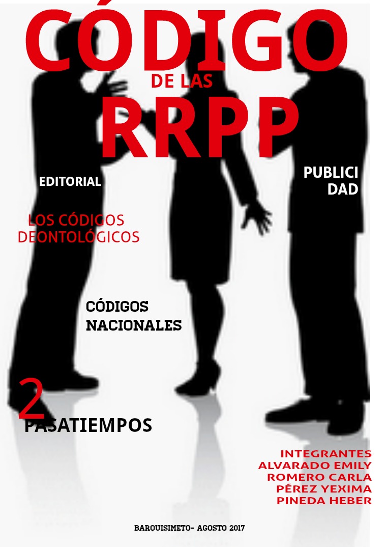 CÓDIGOS DE LAS RRPP Código de las RRPP