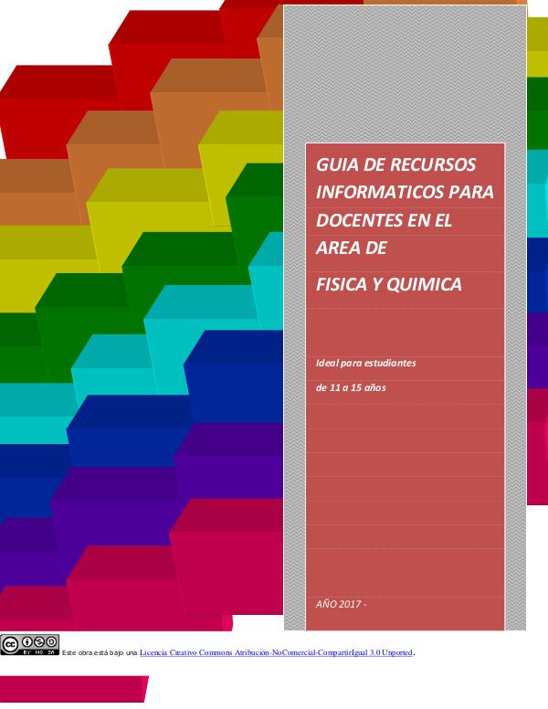 Guía de Recursos Informáticos para Docentes de Física y Química SEPTIEMBRE 2019