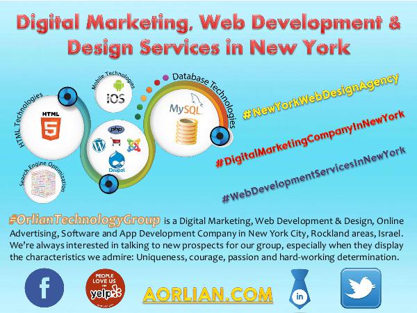 Digital Marketing, Web Development & Design Services in New York Digital Marketing, Web Development & Design Servic