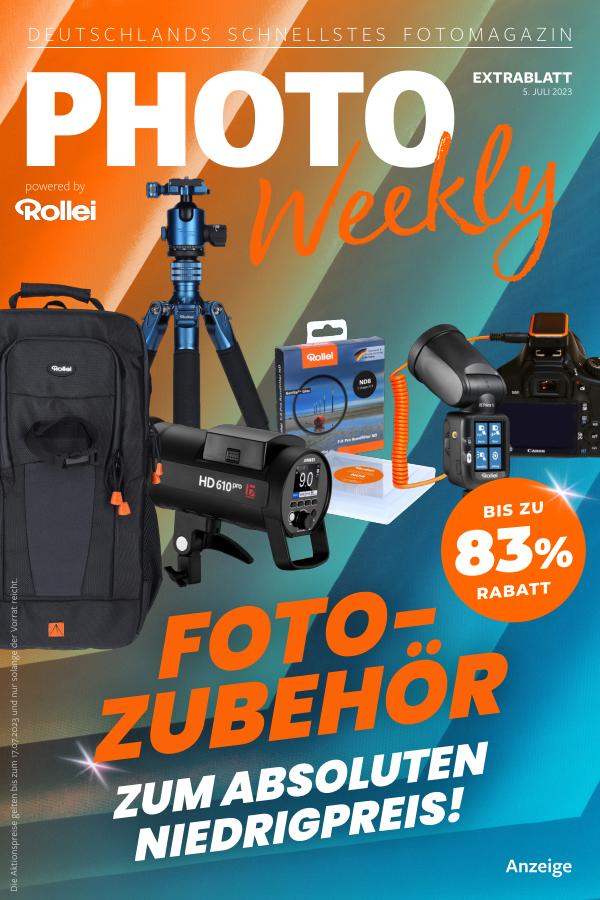 PhotoWeekly Extrablatt Fotozubehör 05.07.2023