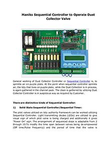 Dust Collector Controller, Sequential Controller, Sequential Timer