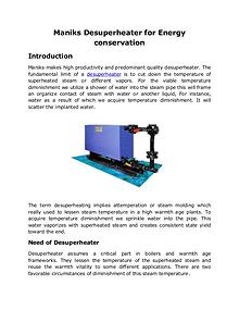 What is a Desuperheater?