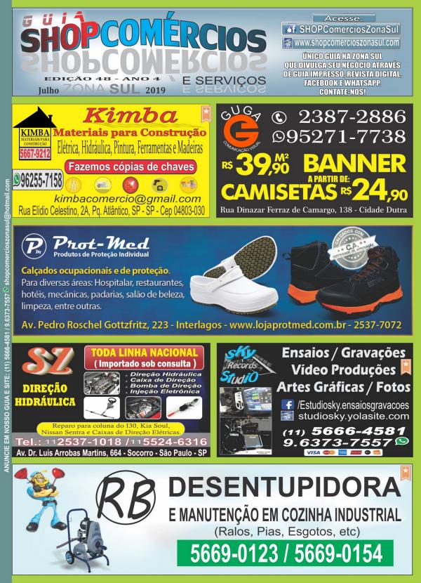 GUIA SHOPCOMÉRCIOS ZONA SUL #48 JULHO/19 GUIA SHOPCOMÉRCIOS #48 JULHO 2019.PDF