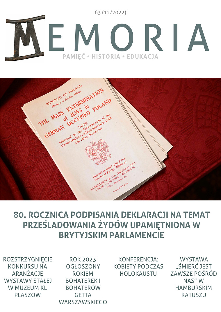 Memoria [PL] Nr 63 (12/2022)