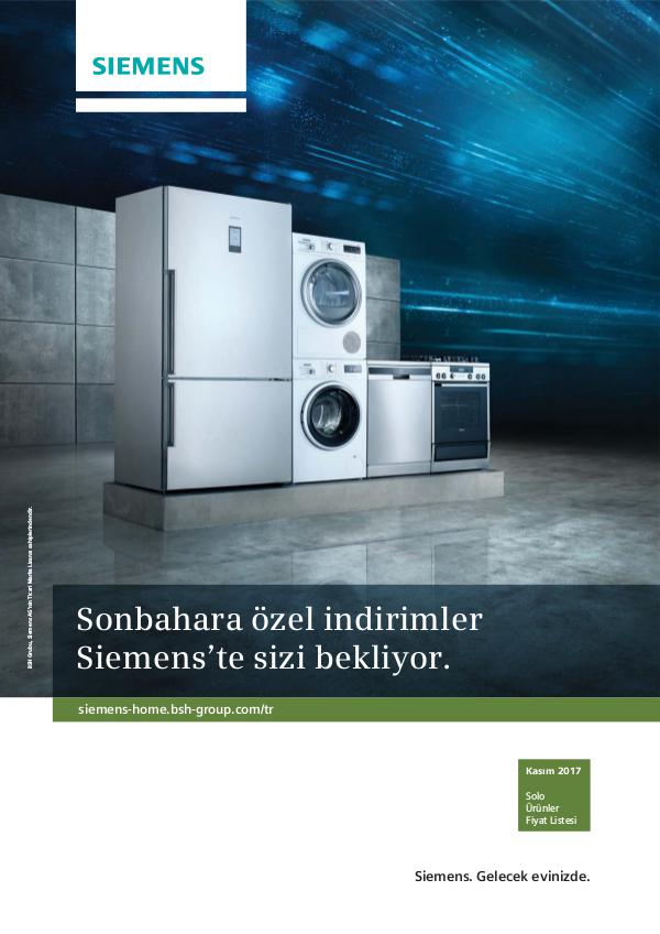 2017 Siemens SOLO FIYAT LISTESI_KASIM_2017