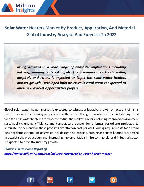 Solar Water Heaters Market