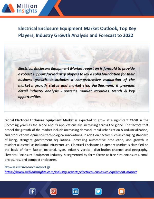 Electrical Enclosure Equipment Market