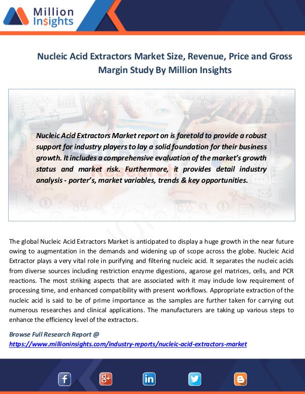 Market News Today Nucleic Acid Extractors Market