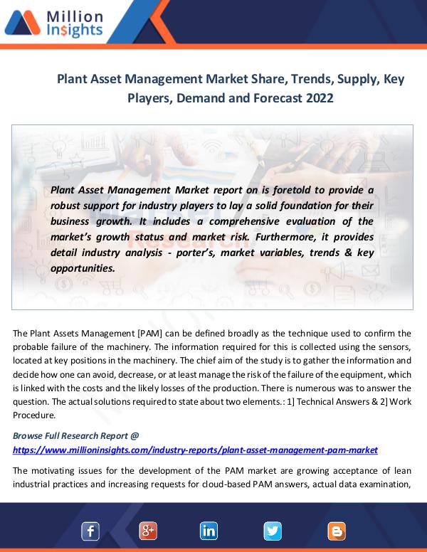 Plant Asset Management Market