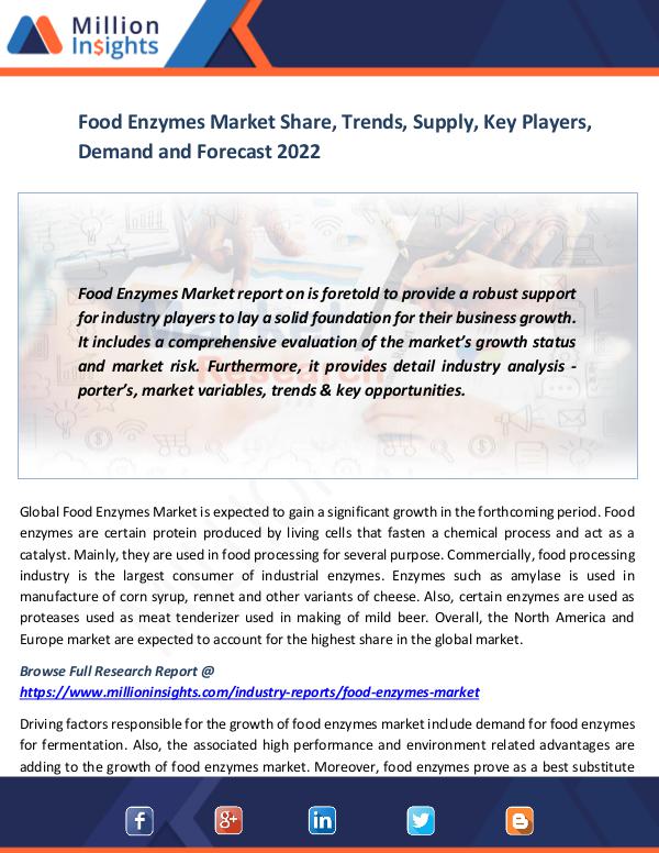 Food Enzymes Market