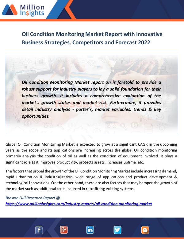 Oil Condition Monitoring Market