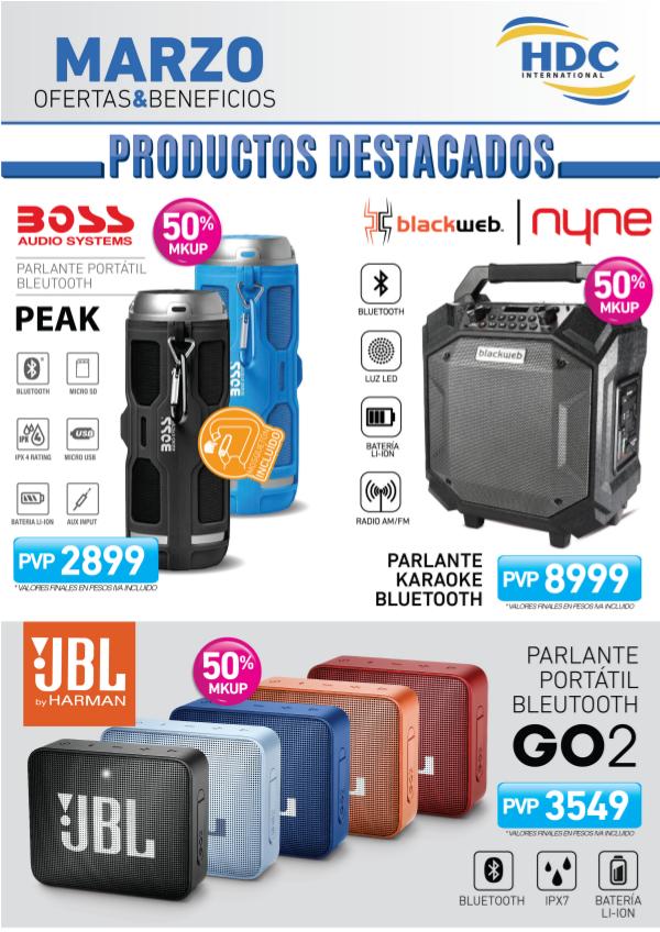 Productos Retail Marzo 2020