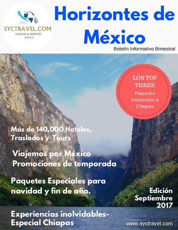 Boletín Bimestral Syctravel Septiembre 2017