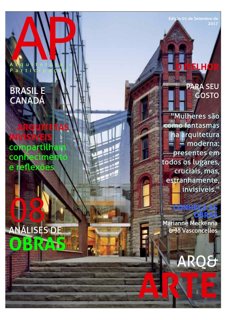 Minha primeira Revista Arquitetura e Participação