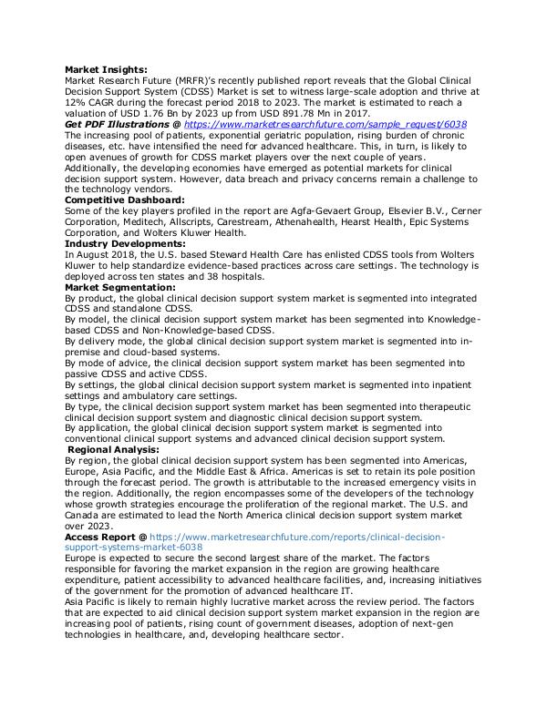 clinical decision support system (CDSS) market