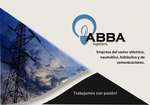 BROCHURE ABBA INGENIEROS S.A.S BROCHURE ABBA INGENIEROS S.A.S