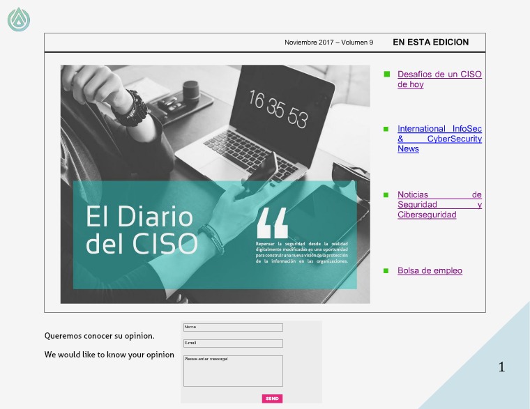 El Diario del CISO Volumen 9