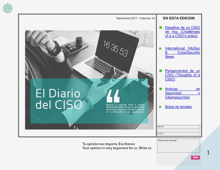 El Diario del CISO Volumen 10