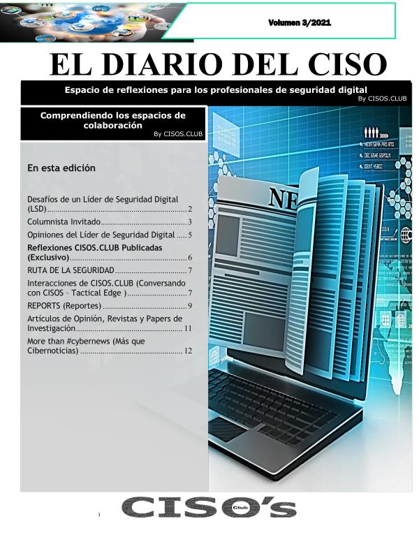 El Diario del CISO (The CISO Journal) Volumen 3