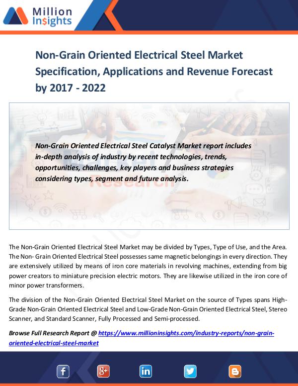 Market World Non-Grain Oriented Electrical Steel Market