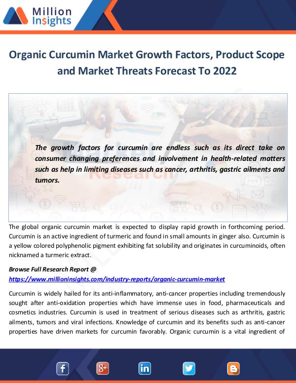 Market World Organic Curcumin Market Growth