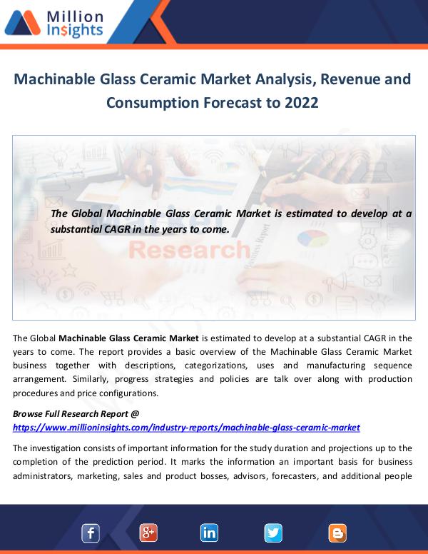 Machinable Glass Ceramic Market