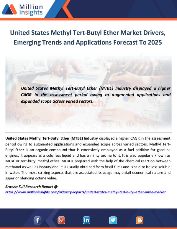 United States Methyl Tert-Butyl Ether Market