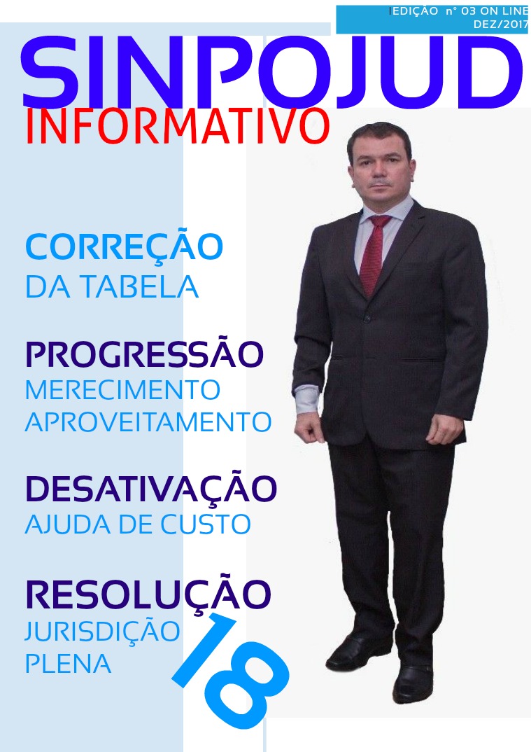 REVISTA SINPOJUD EDIÇÃO INFORMATIVO INFORMATIVO