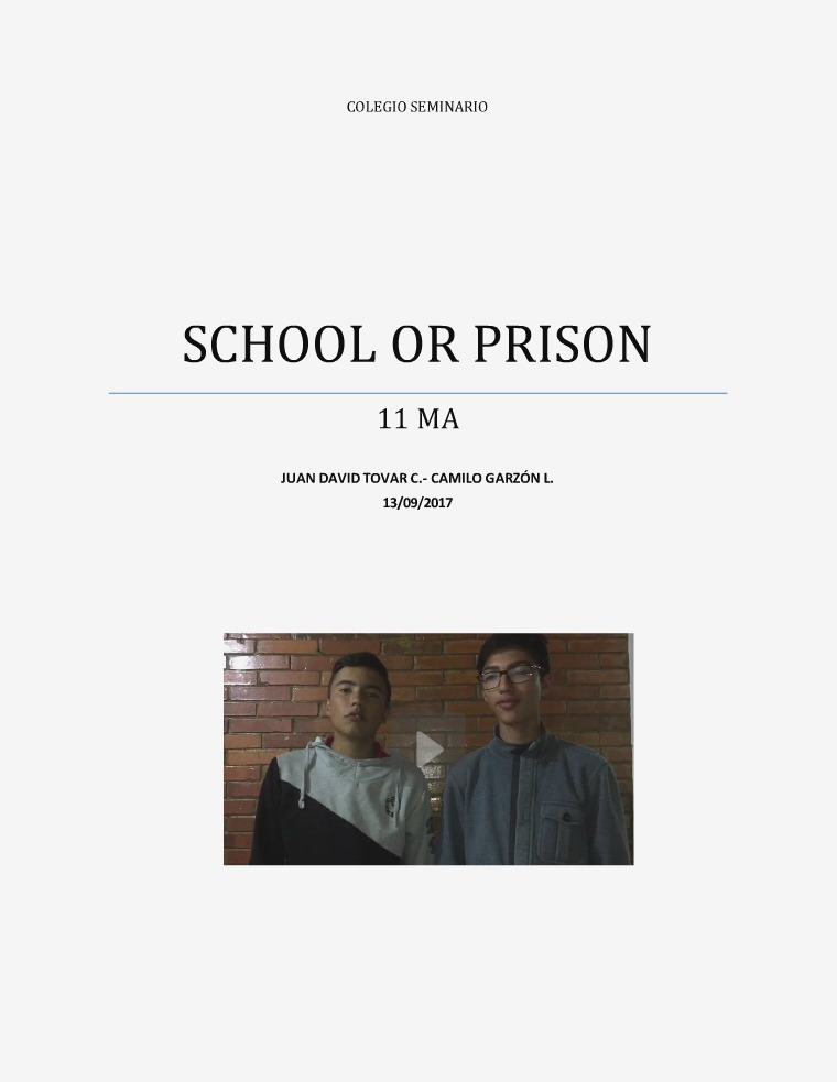 Mi primera revista COLEGIO SEMINARIO