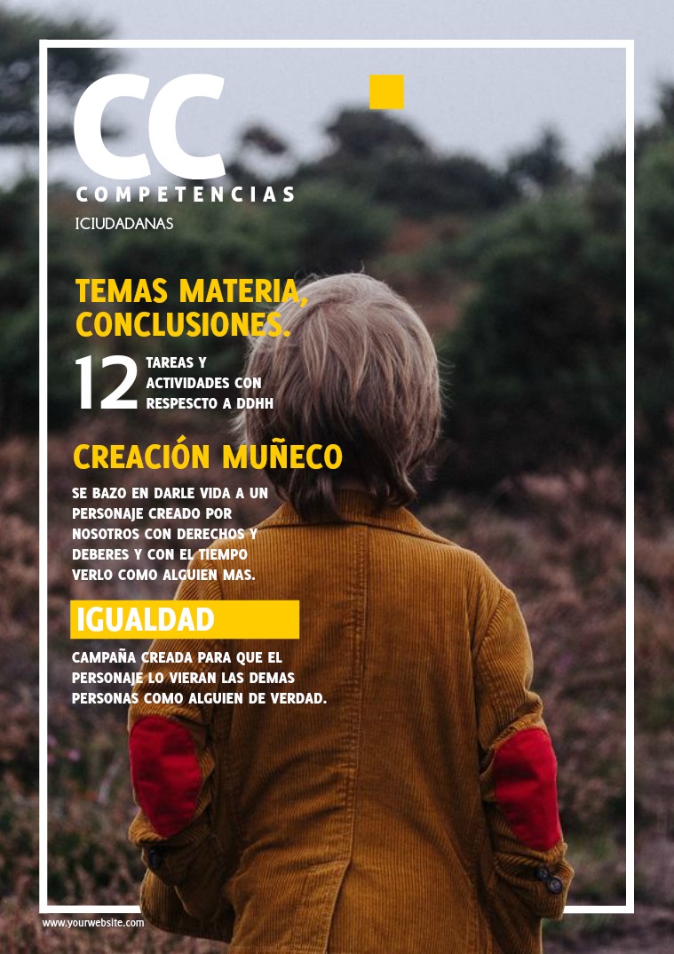 DERECHOS HUMANOS COMPETENCIAS CIUDADANAS Mi revista sobre sujeto de derechos