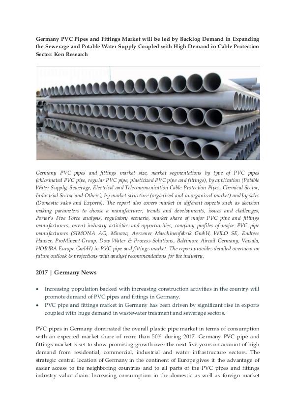 Ken Research - Major PVC Pipe Companies in Germany