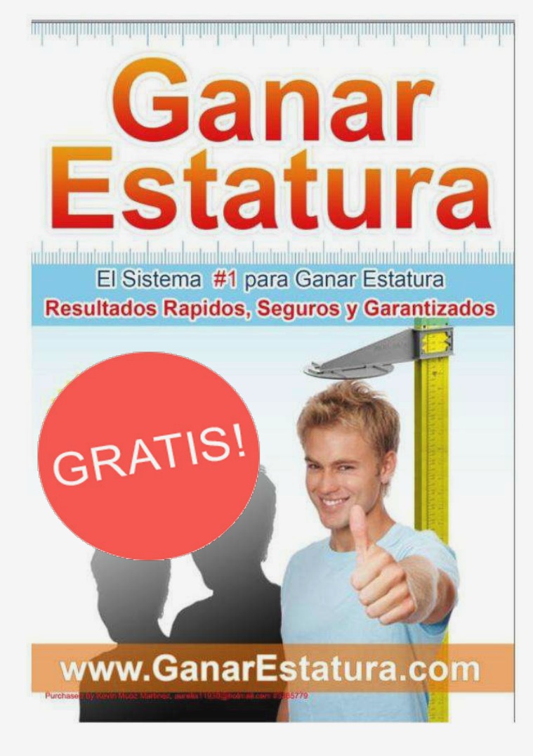 GANAR ESTATURA PDF GRATIS DESCARGAR COMPLETO
