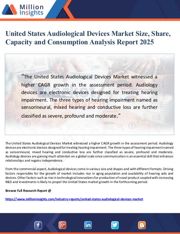 Market Giant United States Audiological Devices Market Size, Sh