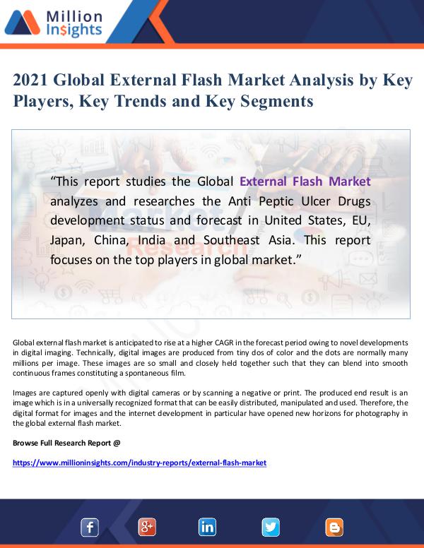 Global Research 2021 Global External Flash Market Analysis by Key