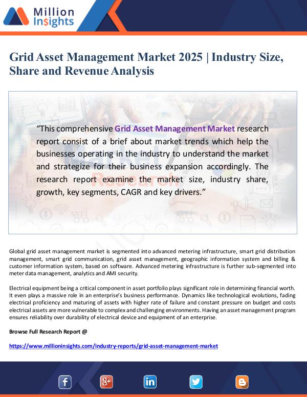 Global Research Grid Asset Management Market 2025- Industry Size,