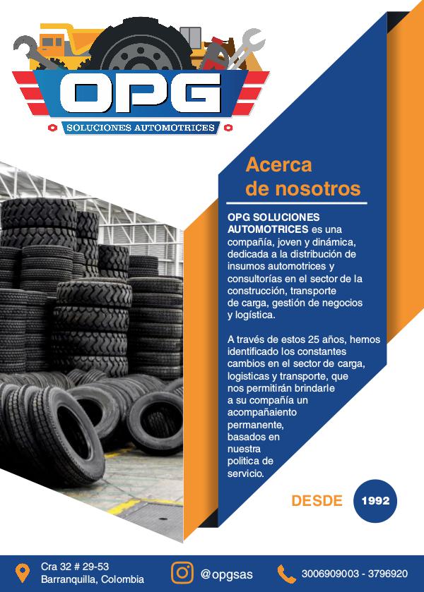 OPG SOLUCIÓNES AUTOMOTRICES flyer