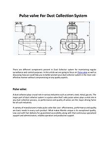 Pulse Jet valve