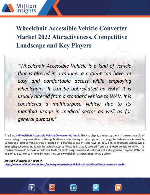 Wheelchair Accessible Vehicle Converter Market