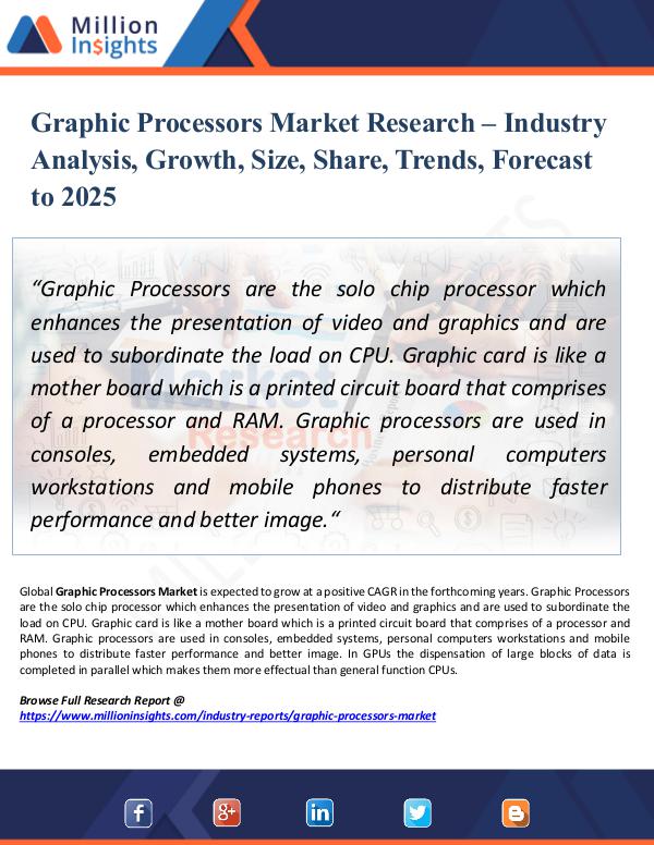 Market Research Analysis Graphic Processors Market Research – Industry Size